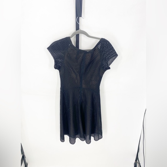 Byron Lars Beauty Mark Mesh Structured Dress Sz 4 - Picture 5 of 5